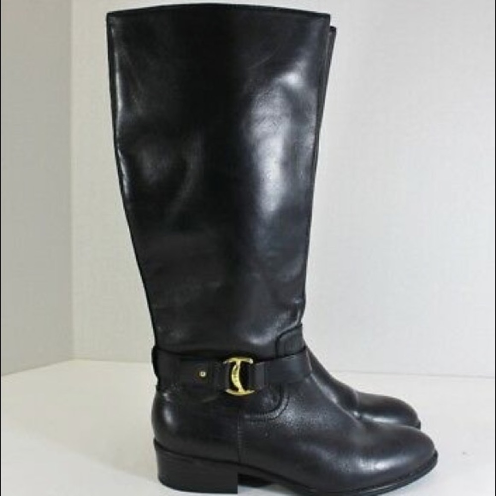 Lauren Ralph Lauren black riding boots